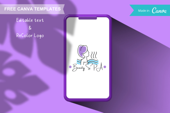 Download Canva Logo Templates - Hot Shower Logo - Premium Resources