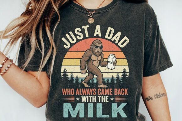 Download Bigfoot Dad Retro Sunset Milk Run - Sun Collection