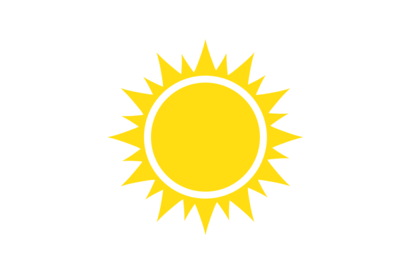 Download Scorching Sun. Summer Simple Ray Outline - Sun Collection