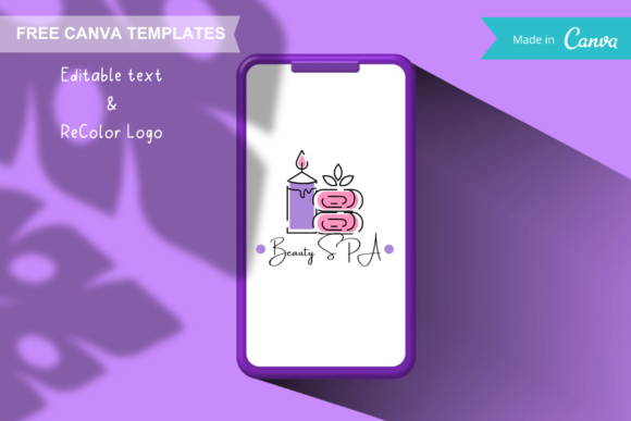 Download Canva Logo Templates - Candles and Towel - Canva logo templates Collection